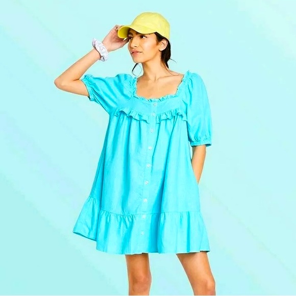 Lot of 2 Stoney Clover Lane x Target Dress Pink & Blue - Picture 1 of 6